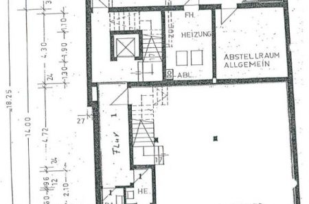 Grundriss KG Lagerfläche