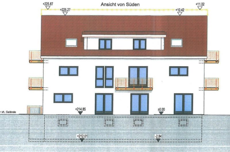 Ansicht von Süden